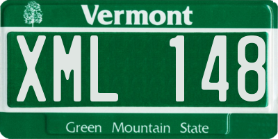 VT license plate XML148
