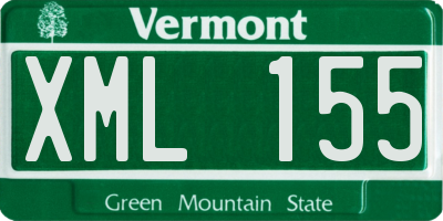VT license plate XML155