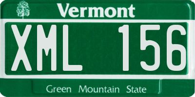 VT license plate XML156