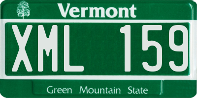 VT license plate XML159