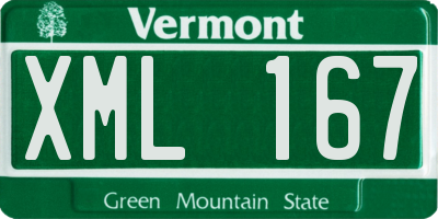 VT license plate XML167