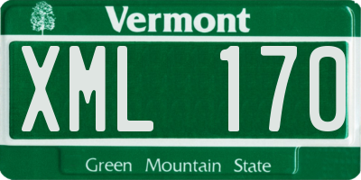 VT license plate XML170