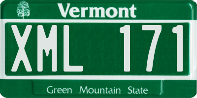 VT license plate XML171