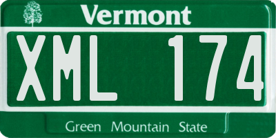 VT license plate XML174