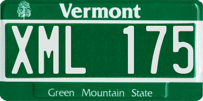 VT license plate XML175