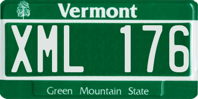 VT license plate XML176