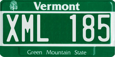 VT license plate XML185