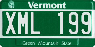 VT license plate XML199