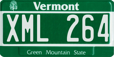 VT license plate XML264