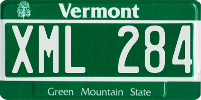 VT license plate XML284