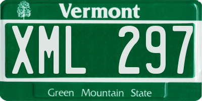 VT license plate XML297