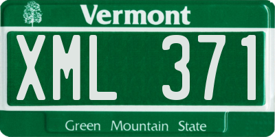 VT license plate XML371
