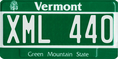 VT license plate XML440