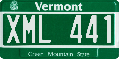 VT license plate XML441