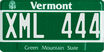 VT license plate XML444