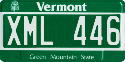 VT license plate XML446