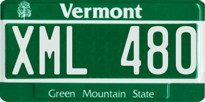 VT license plate XML480