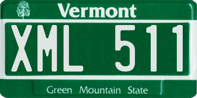 VT license plate XML511