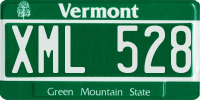 VT license plate XML528