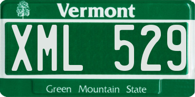 VT license plate XML529