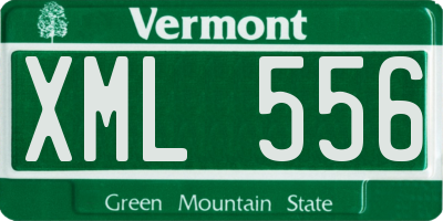 VT license plate XML556