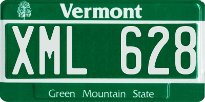 VT license plate XML628