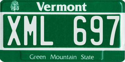 VT license plate XML697