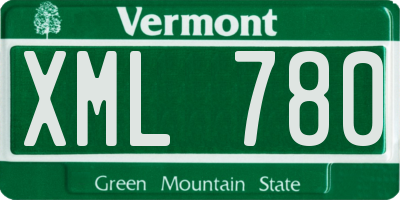 VT license plate XML780