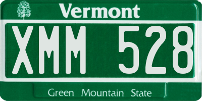 VT license plate XMM528
