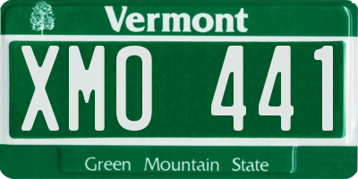 VT license plate XMO441