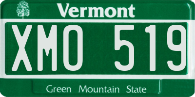 VT license plate XMO519