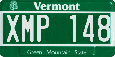 VT license plate XMP148