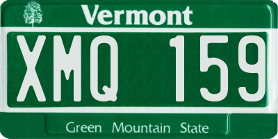 VT license plate XMQ159
