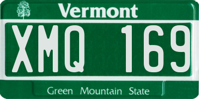 VT license plate XMQ169