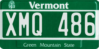 VT license plate XMQ486
