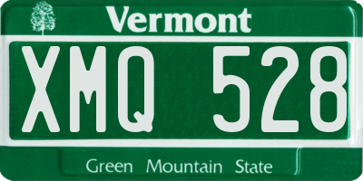 VT license plate XMQ528