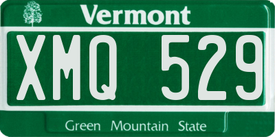 VT license plate XMQ529