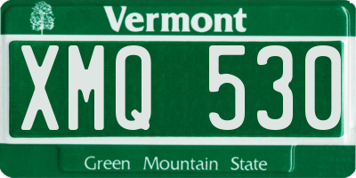 VT license plate XMQ530