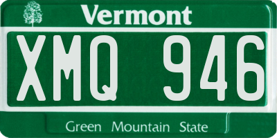 VT license plate XMQ946