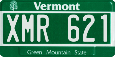 VT license plate XMR621