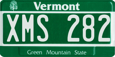 VT license plate XMS282