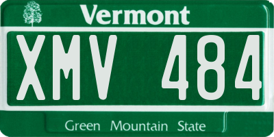 VT license plate XMV484