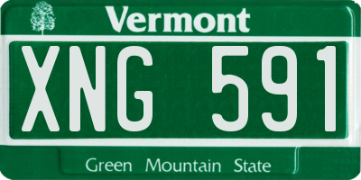 VT license plate XNG591