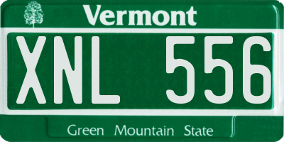 VT license plate XNL556