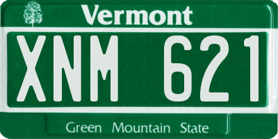 VT license plate XNM621