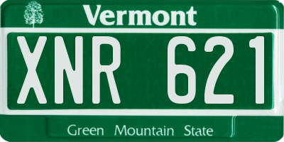 VT license plate XNR621