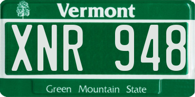VT license plate XNR948