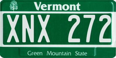 VT license plate XNX272