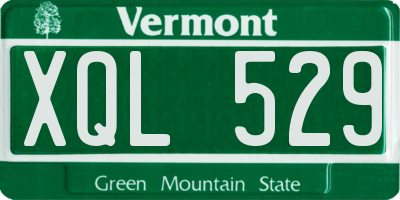 VT license plate XQL529