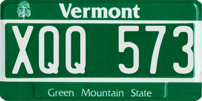 VT license plate XQQ573
